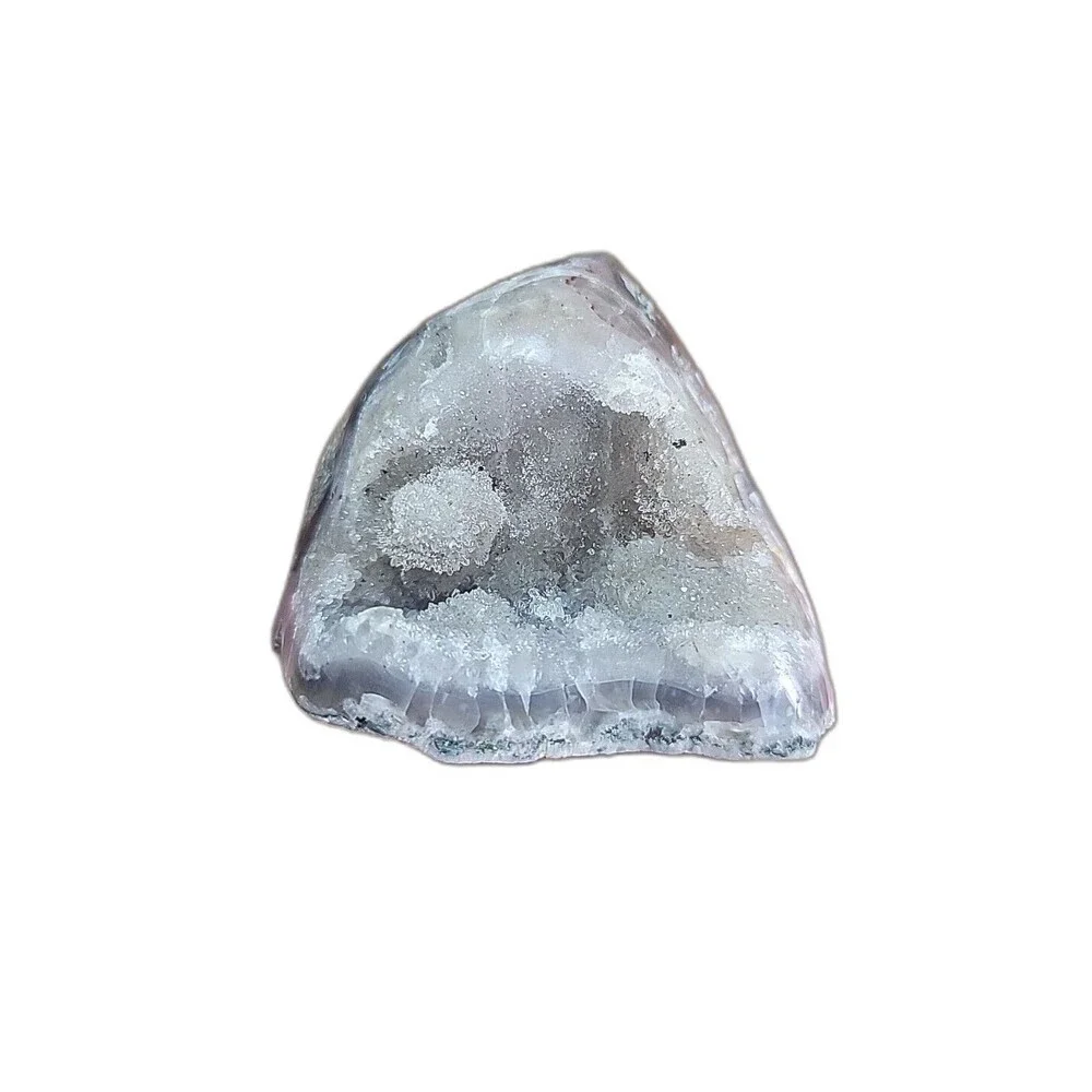 Amethyst Free-form 200g 2x4 druzy sugary from brazil - Picture 2 of 8